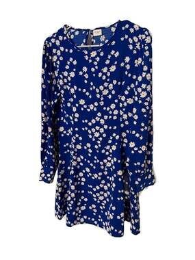 Jacqueline De Yong royal blue floral dress
